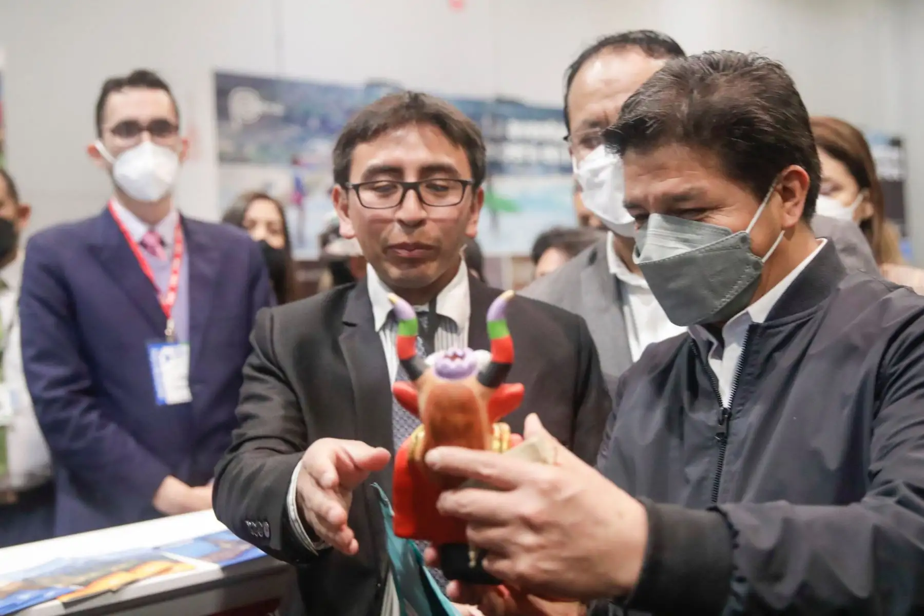 Presidente Pedro Castillo participa en la ceremonia de inauguración del evento “Perú Travel Mart 2022”, espacio donde participan empresarios y operadores  de negocios internacionales  de la industria turística del Perú.
Foto: ANDINA/Prensa Presidencia