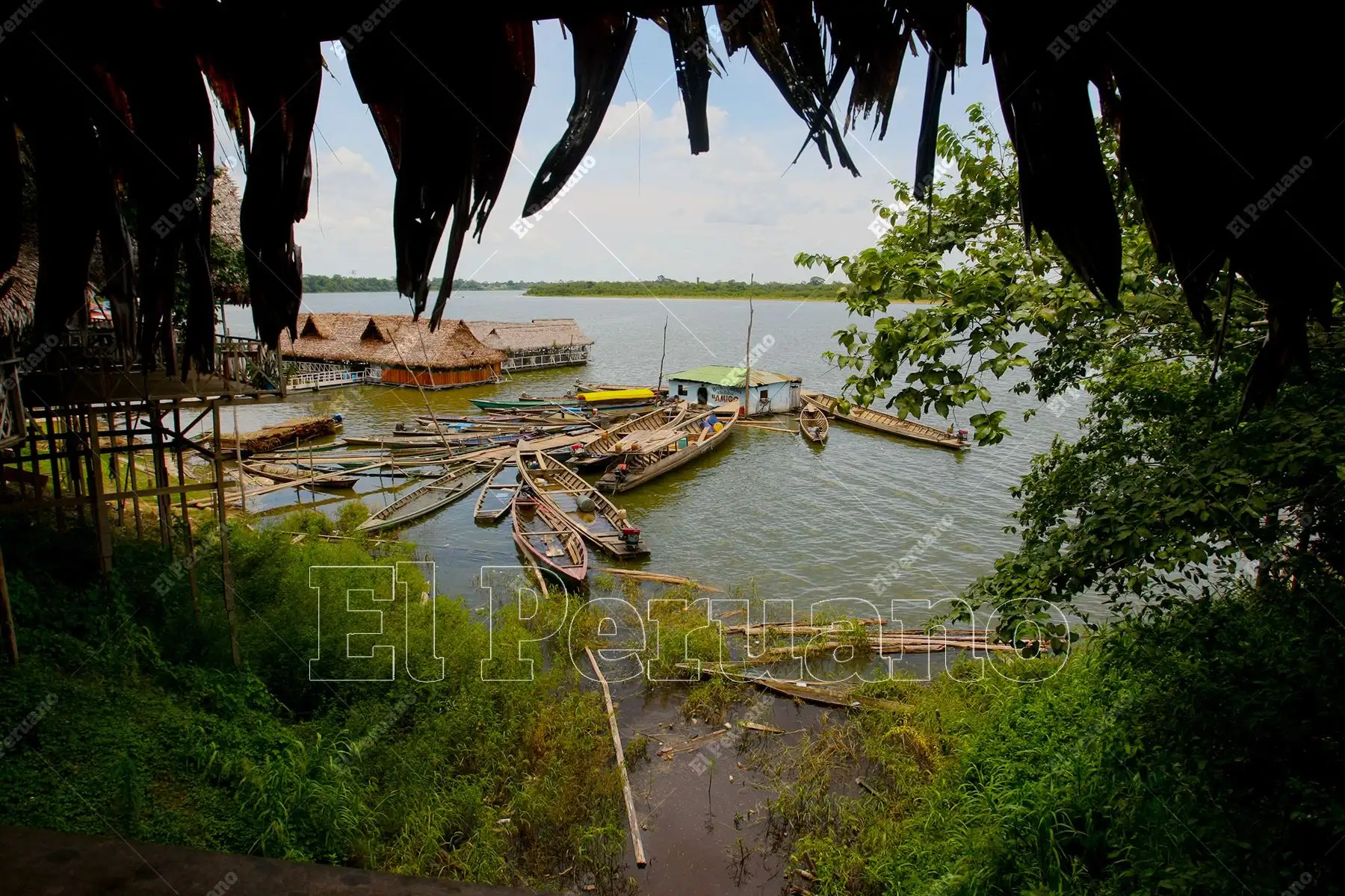 Pucallpa - 28 octubre 2009 / Paisaje de la comunidad de San Francisco.  Foto: Diario Oficial El Peruano / Alberto Orbegoso