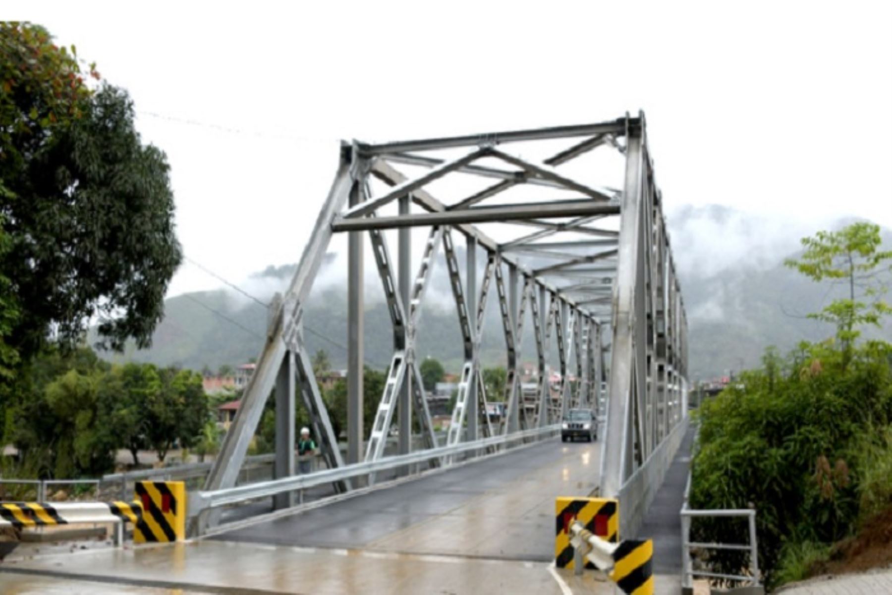 Se invirtieron S/ 1.7 millones en la instalación de la vía modular, la cual es parte de la carretera nacional que conecta Satipo con Santa Rosa de Ocopa (provincia de La Concepción).