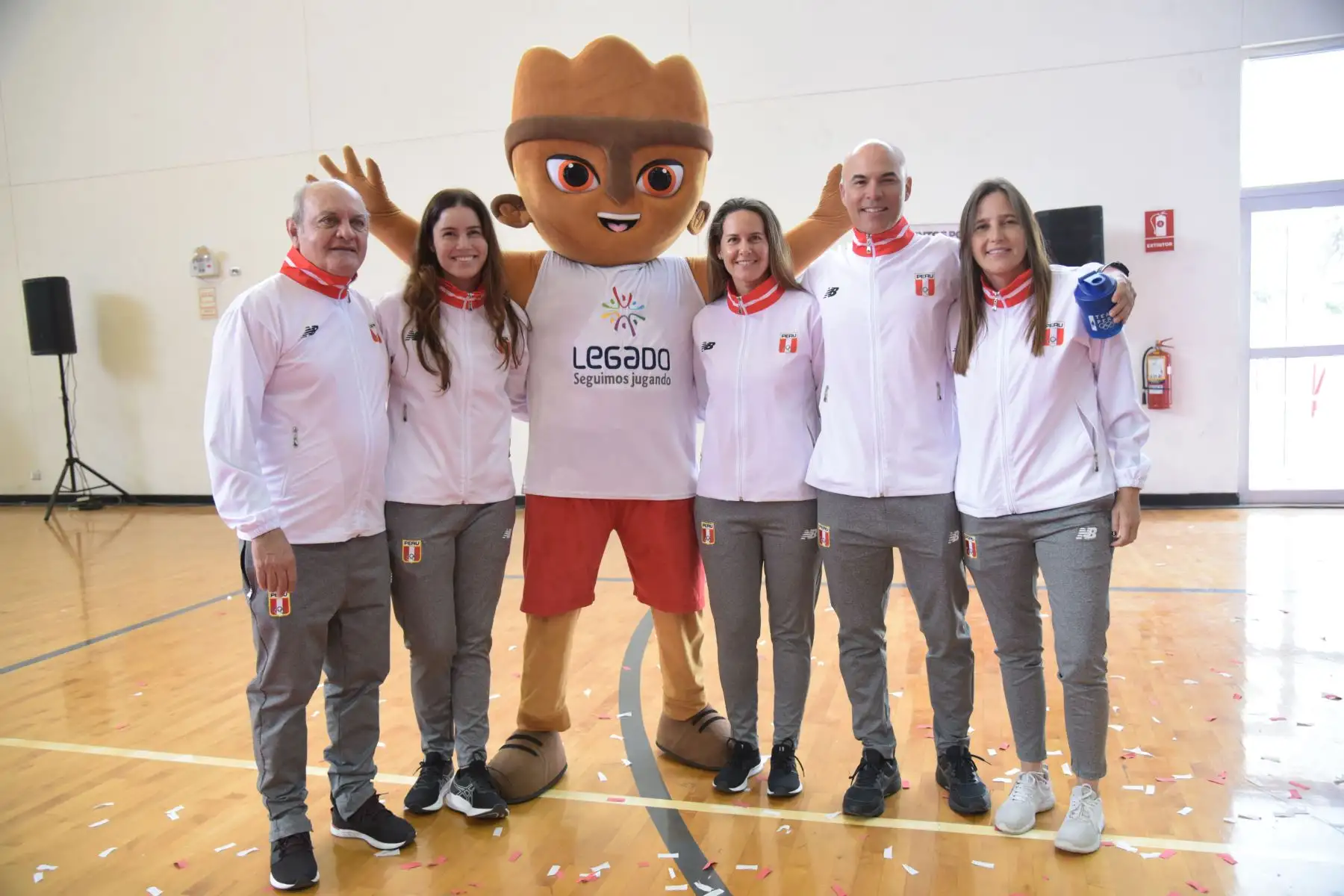Presentación de los abanderados de Perú para los Juegos Bolivarianos Valledupar 2022.
Foto: LEGADO