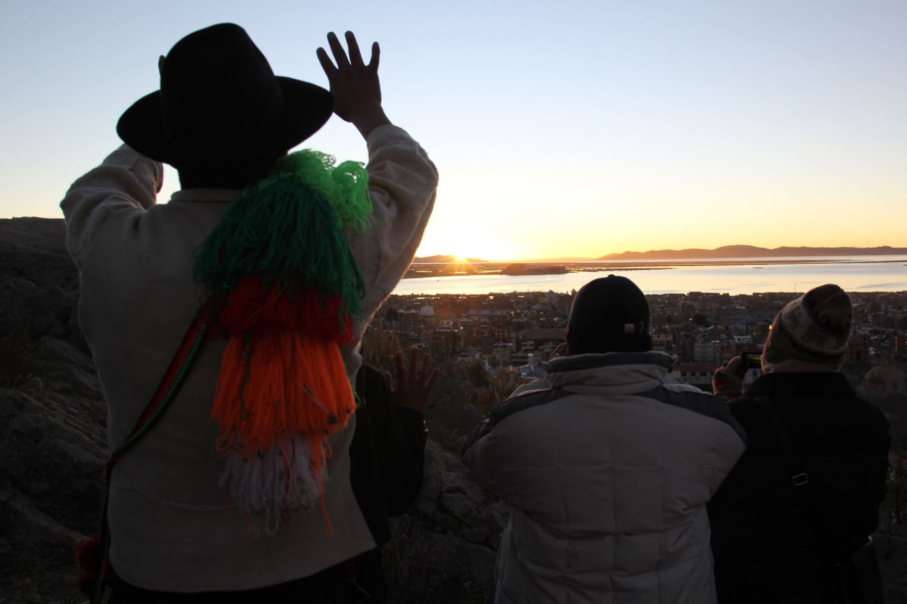 Con una ceremonia ancestral, Puno celebró esta madrugada el Año Nuevo Andino. Foto: ANDINA.
