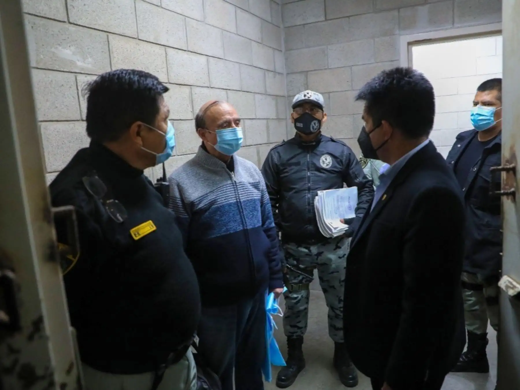 Traslado del interno Vladimiro Montesinos Torres al Centro de Reclusión de Máxima Seguridad de la Base Naval del Callao (Cerec). Foto: INPE