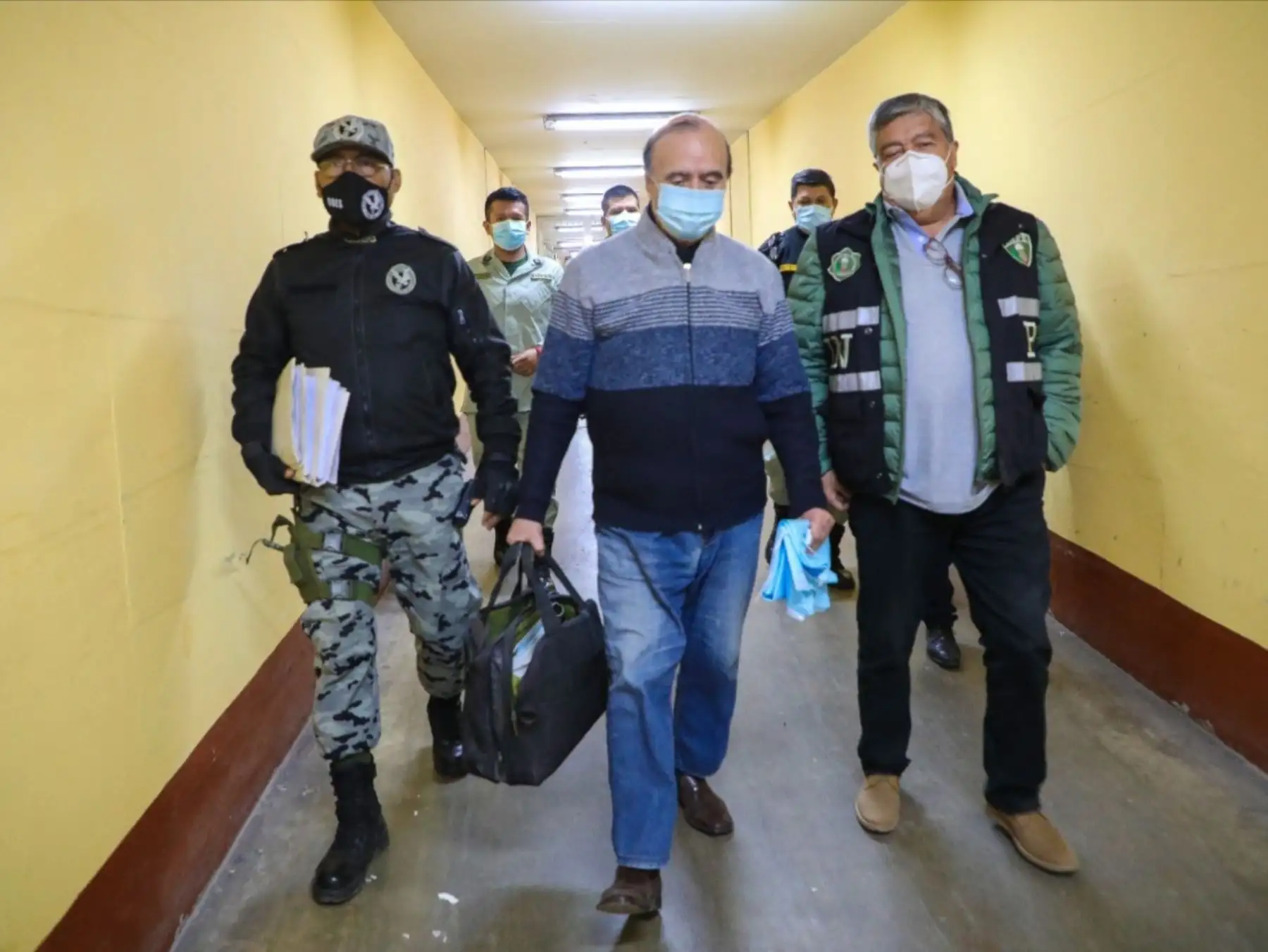Traslado del interno Vladimiro Montesinos Torres al Centro de Reclusión de Máxima Seguridad de la Base Naval del Callao (Cerec). Foto: INPE