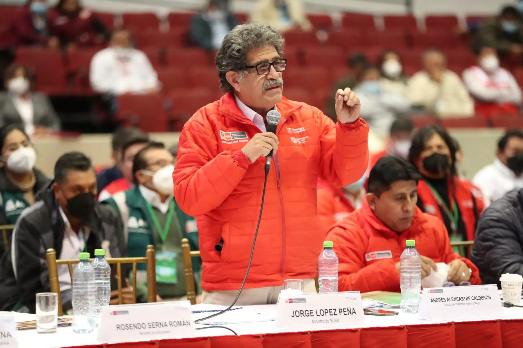 Ministro de Desarrollo Agrario y Riego, Andrés Alencastre, en el Consejo de Ministros Descentralizado. Foto: PCM