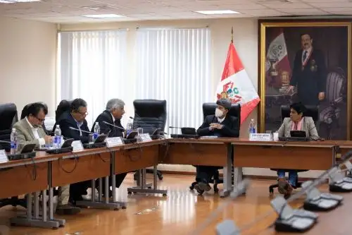 Romero Sotelo se presentó ante la Comisión de Descentralización del Congreso para exponer el acuerdo del Concejo Metropolitano sobre la constitución de cinco Limas. Foto: Difusión