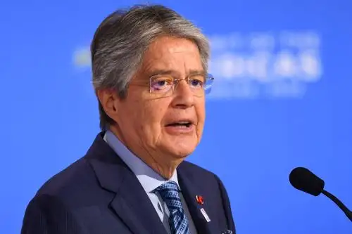 El mandatario, que asumió la presidencia en mayo de 2021, ve en las protestas un intento de sacarlo del poder. Foto: AFP