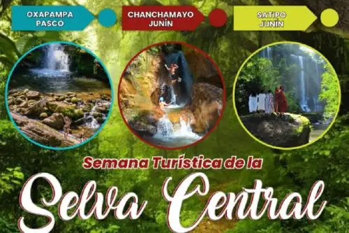 La Semana Turística de la Selva Central 2022 nos brinda la oportunidad de vivir una experiencia de ensueño visitando los diversos atractivos de las provincias de Chanchamayo, Satipo y Oxapampa, auténticas sucursales del edén.