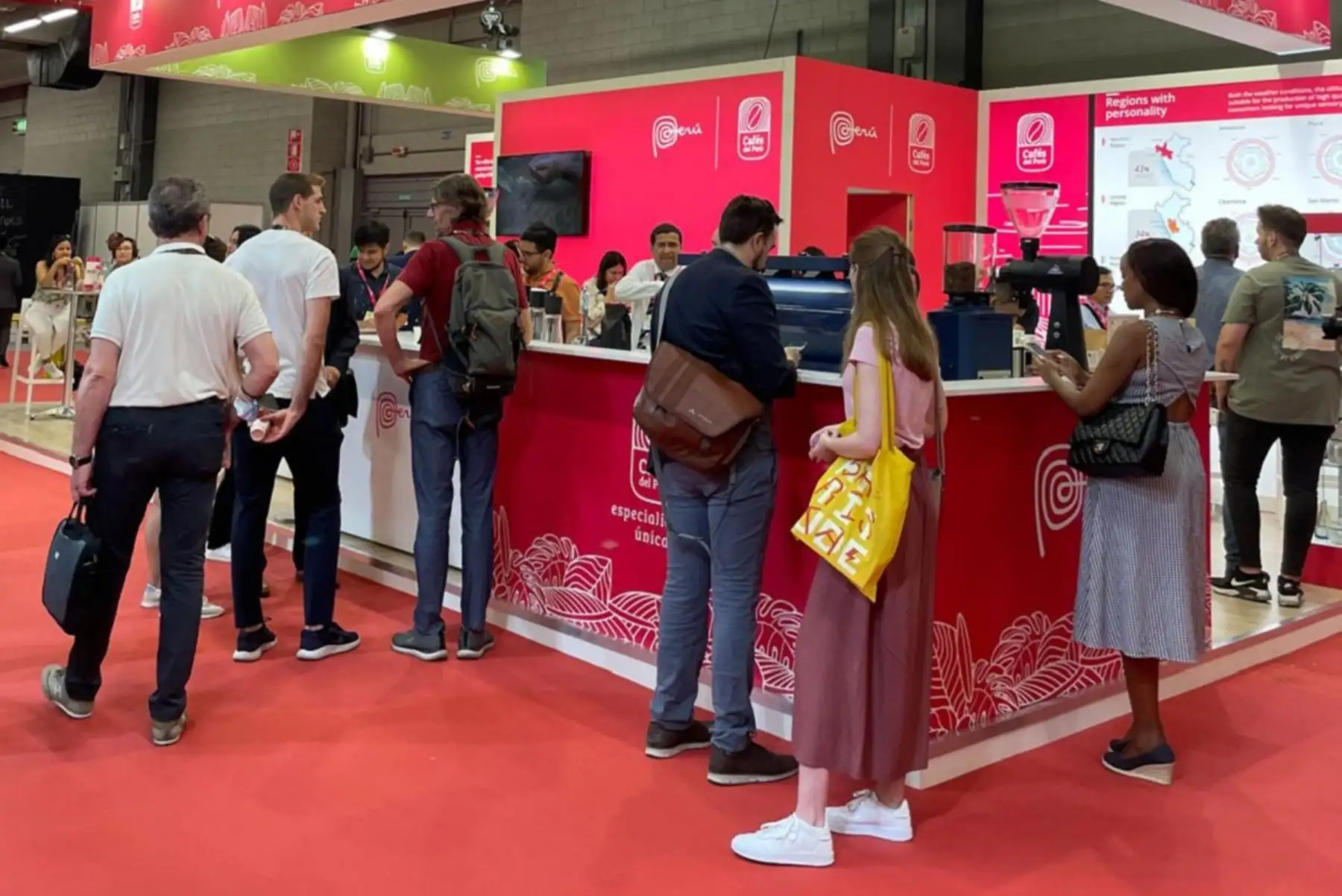 Feria internacional World of Coffee, donde se promocionan los mejores cafés del mundo. Foto: Cortesía.