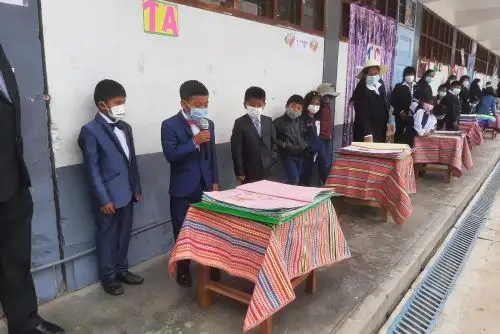Los niños de la Institución Educativa N° 30073 de la provincia de Chupaca se beneficiarán con biblioteca rodante.