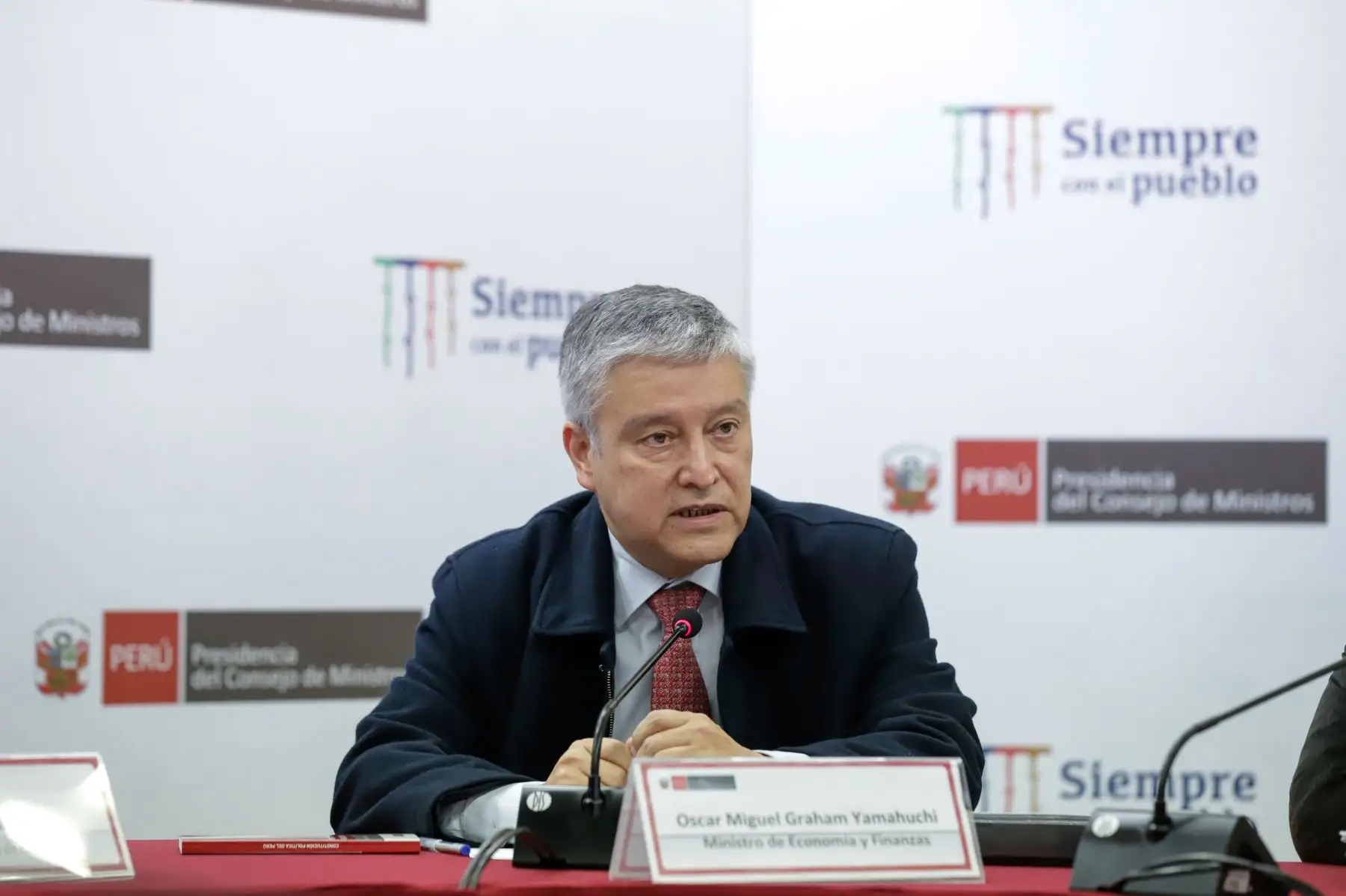 Ministro de Economía y Finanzas, Óscar Graham. ANDINA/Difusión