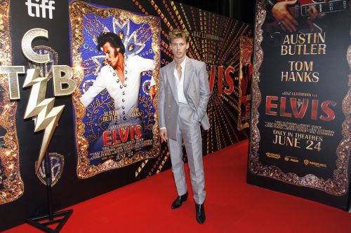 Austin Butler asiste a la proyección canadiense de Warner Bros. "Elvis" en TIFF Bell Lightbox el 17 de junio de 2022 en Toronto, Ontario. Foto: AFP