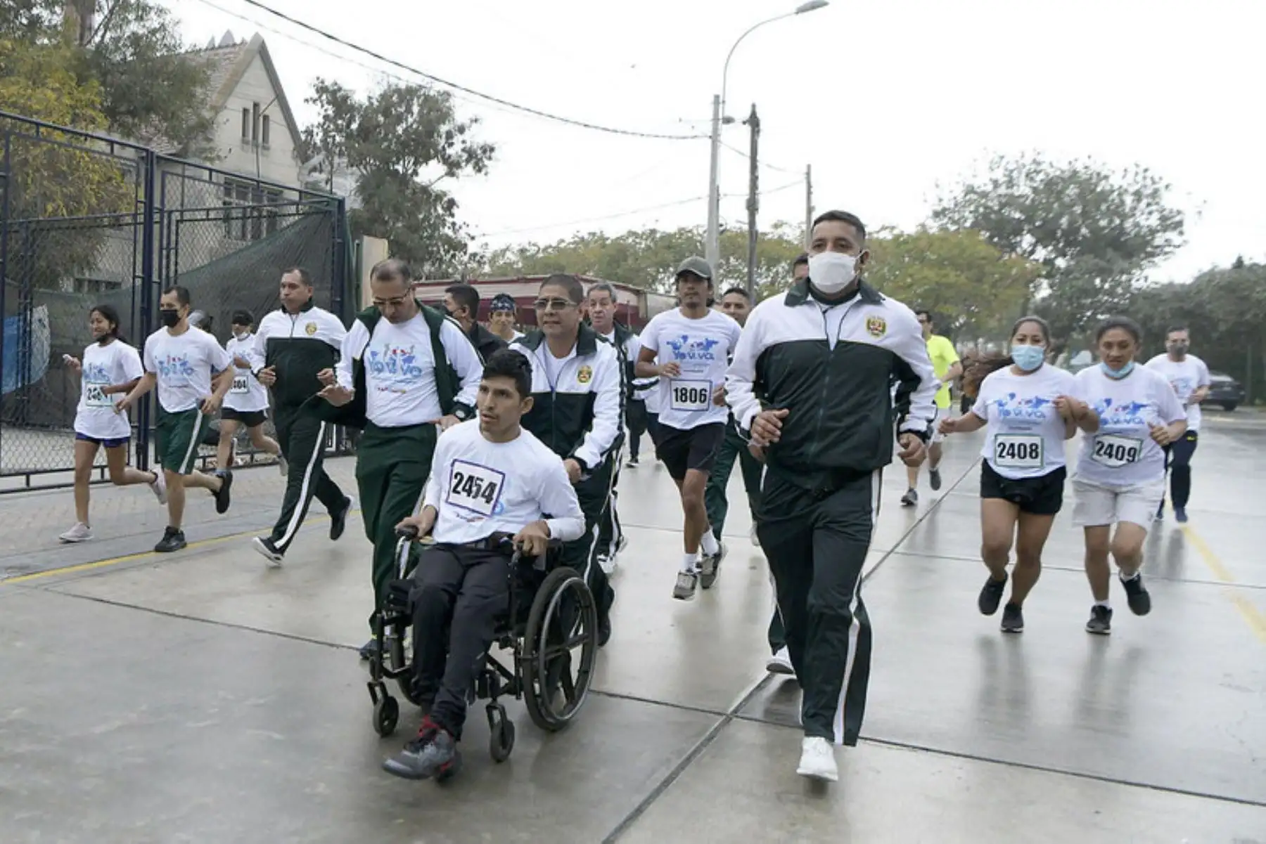 El titular del Interior participó hoy en una maratón organizada por la Dirandro debido al Día Internacional de la Lucha contra el Uso Indebido y el Tráfico Ilícito de Drogas.
Foto: Mininter