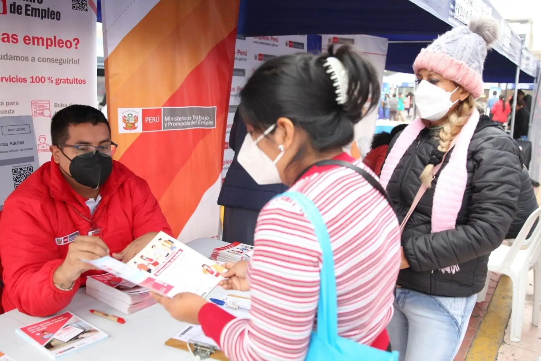 Feria laboral organizada por el Ministerio de Trabajo y Promoción del Empleo (MTPE). Foto: Cortesía.