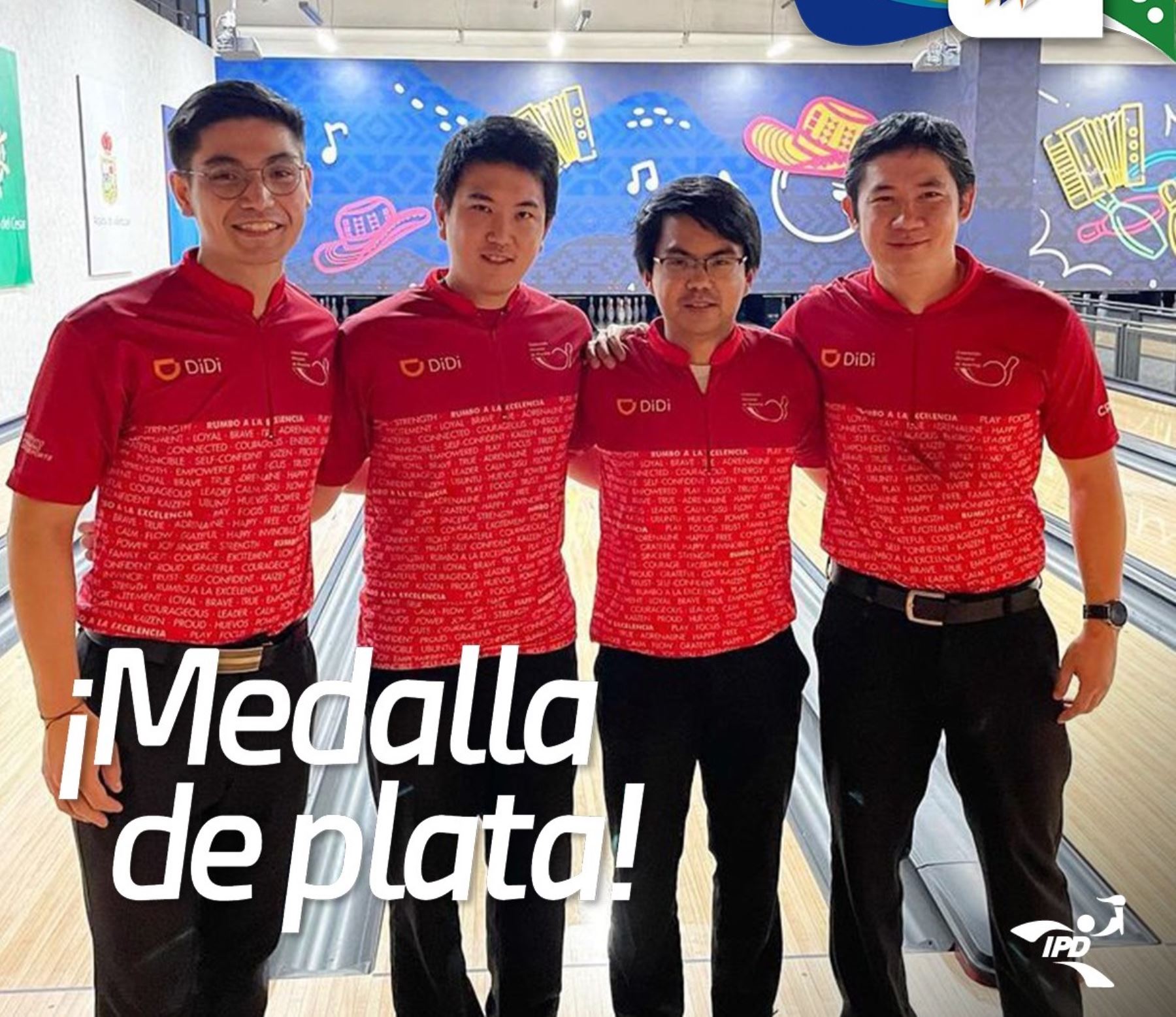 El bowling peruano gana medalla de plata en los Juegos Bolivarianos 2022