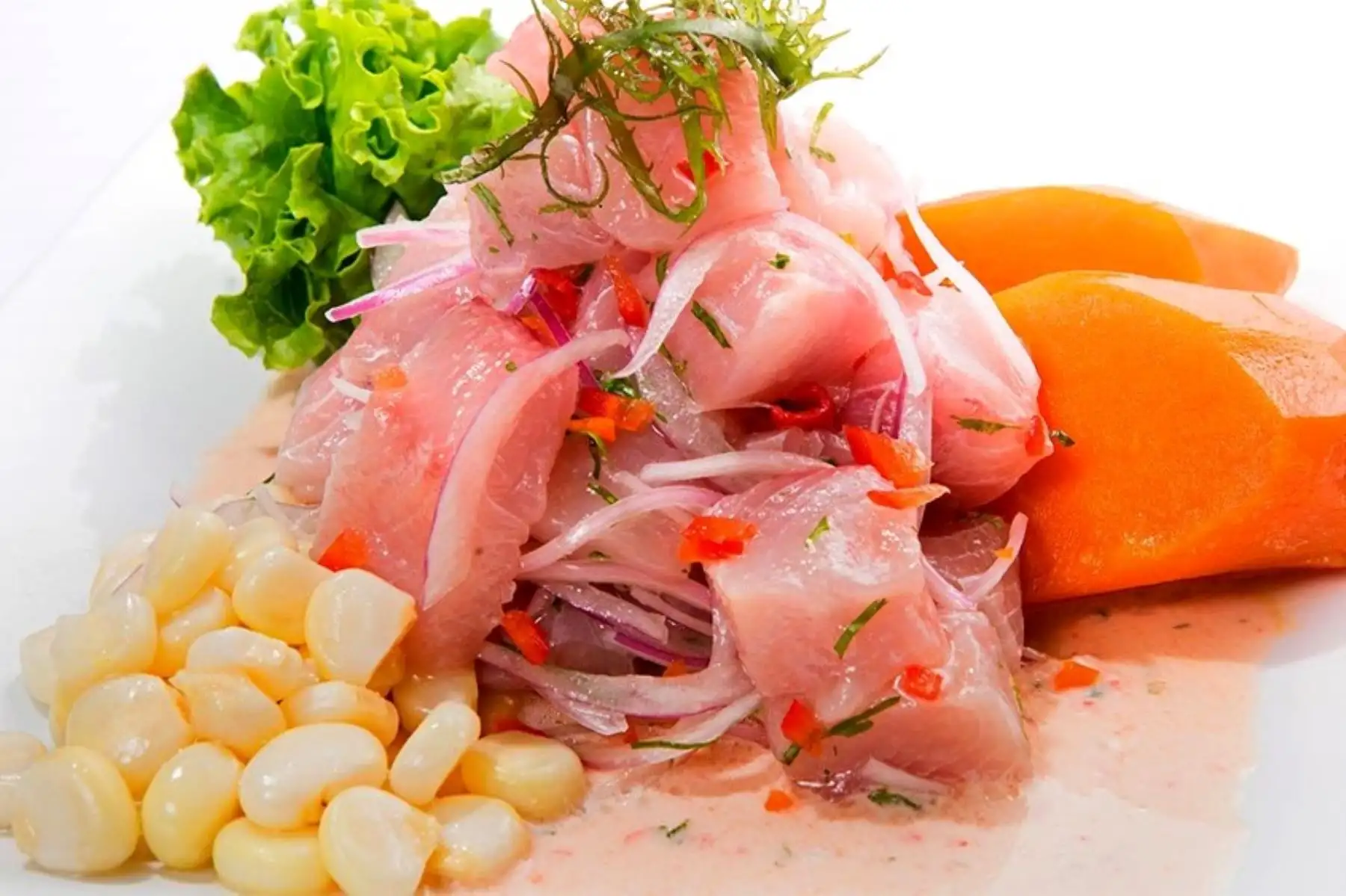 Plato de cebiche. Foto: ANDINA/Difusión.