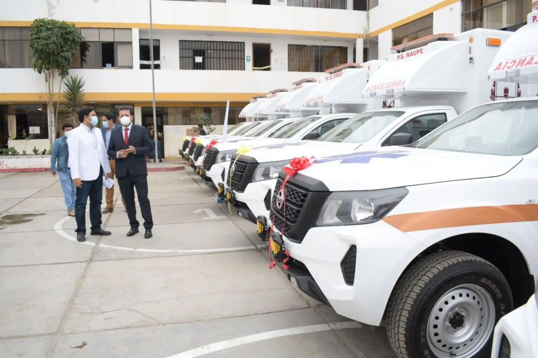 Llegan nuevas ambulancias equipadas a la región Lambayeque. Foto: ANDINA/Difusión