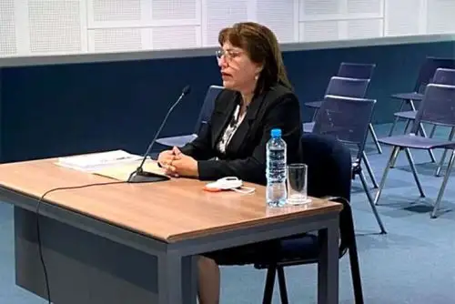 Delia Espinoza, integrante del JNE y titular de la acción de amparo. ANDINA/Difusión