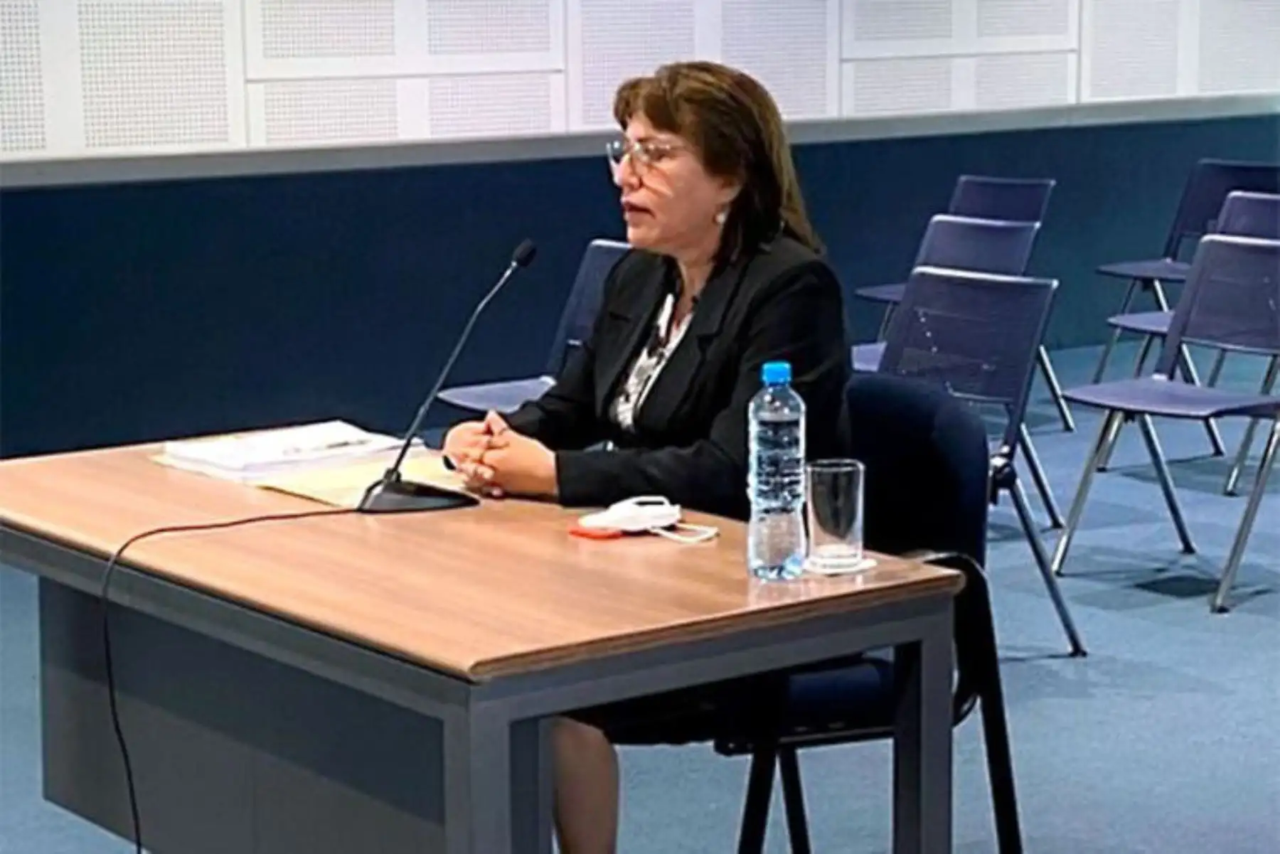Delia Espinoza, integrante del JNE y titular de la acción de amparo. ANDINA/Difusión