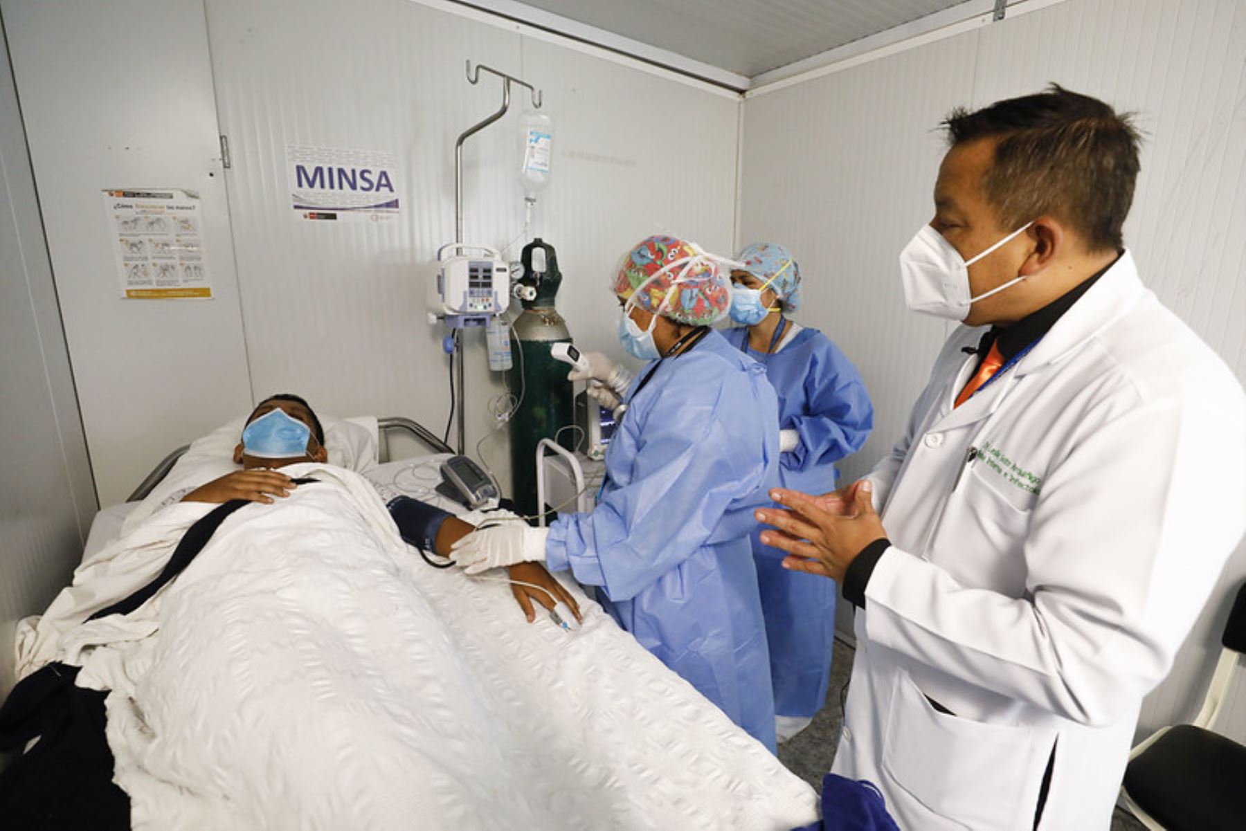 Hospital Cayetano Heredia cuenta con área de triaje y 6 camas de hospitalización para casos de viruela del mono. Foto: Minsa