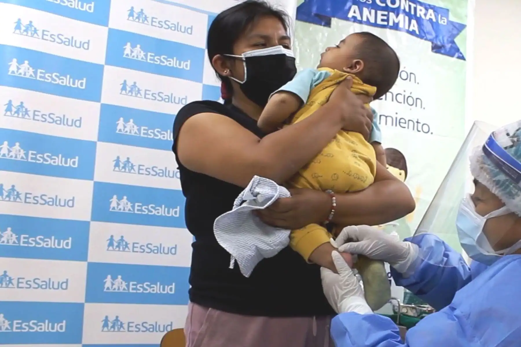 EsSalud realizó descarte de anemia a más de 100 mil niños menores de tres años. Foto: ANDINA/Difusión.