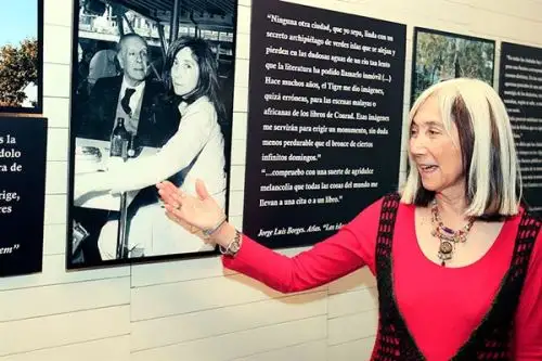 María Kodama recuerda el lazo de Borges con Junín.