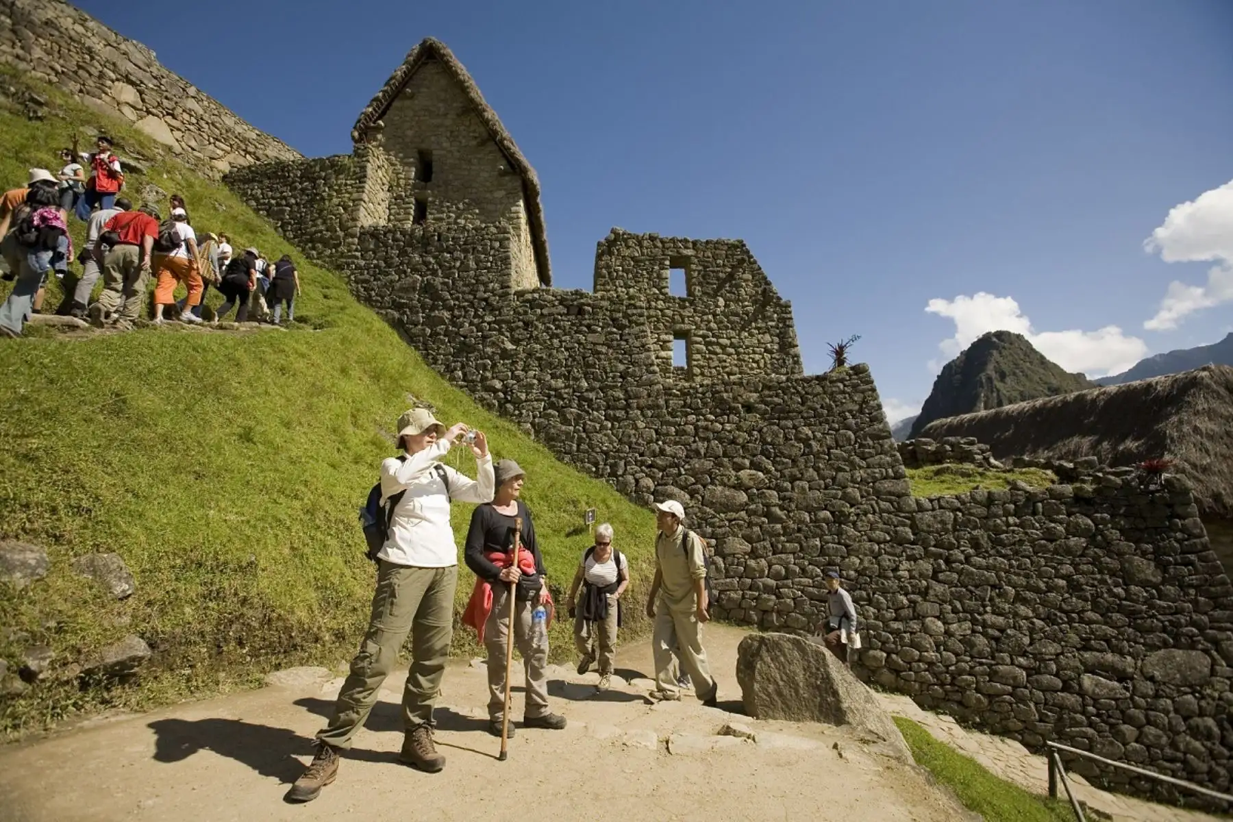 Turistas en Machu Picchu. Cortesía