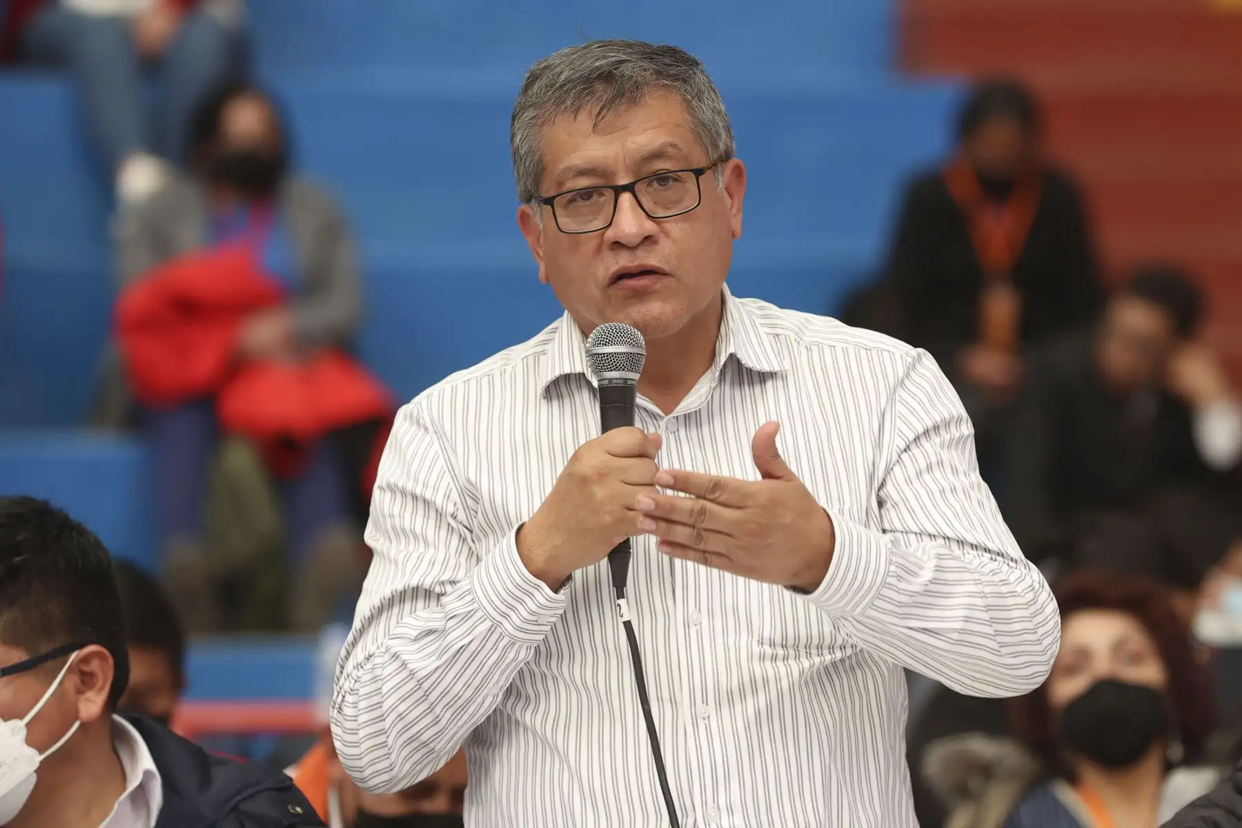 Presidente de la República, Pedro Castillo, preside el XVIII Consejo de Ministros Descentralizado en Huaraz, región Áncash. Foto: ANDINA/Presidencia Perú