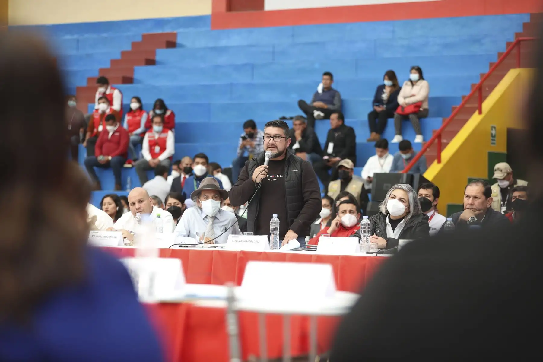 Presidente de la República, Pedro Castillo, preside el XVIII Consejo de Ministros Descentralizado en Huaraz, región Áncash. Foto: ANDINA/Presidencia Perú