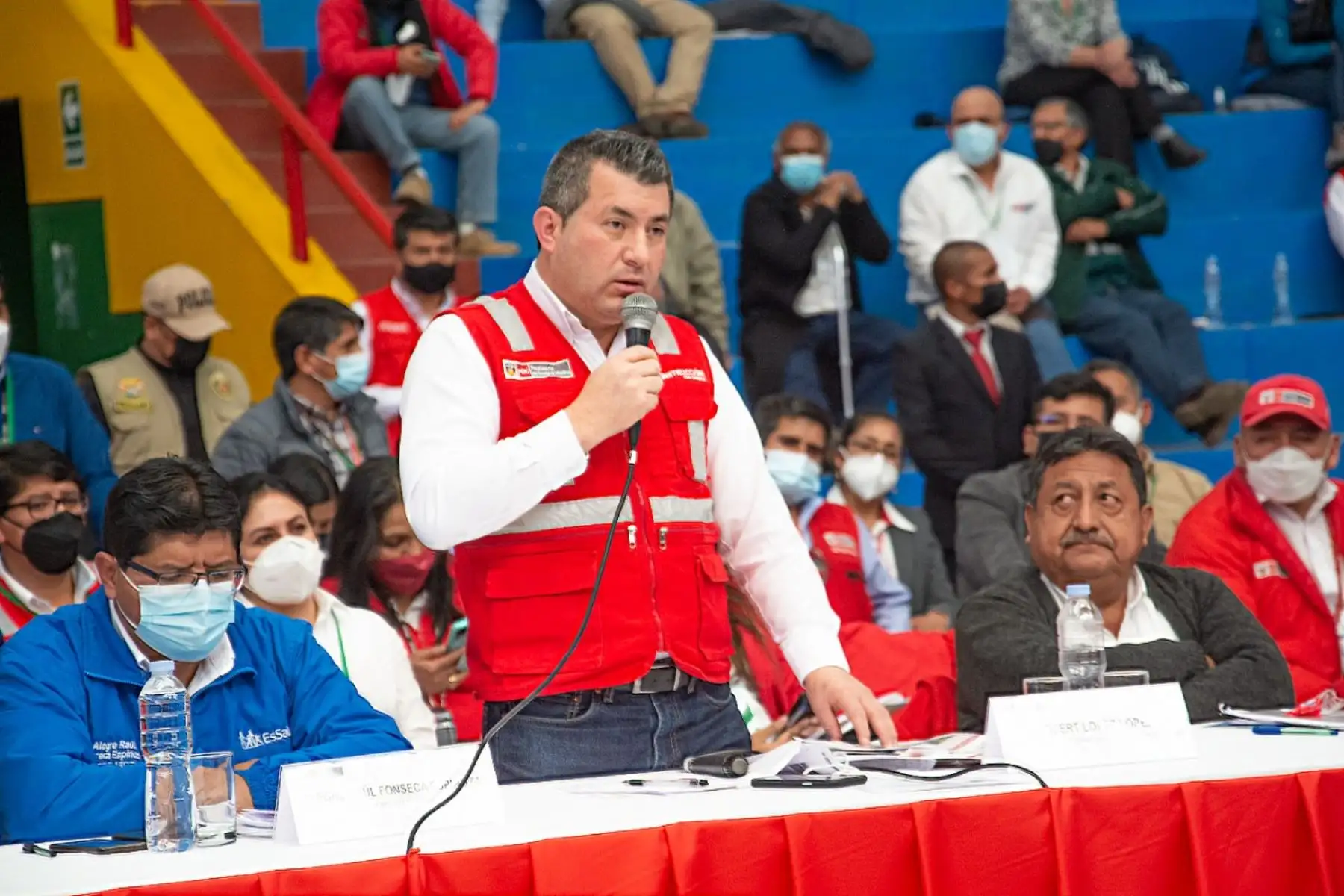 Director ejecutivo de la ARCC, Robert López, participa en el Consejo de Ministros Descentralizado en Áncash.