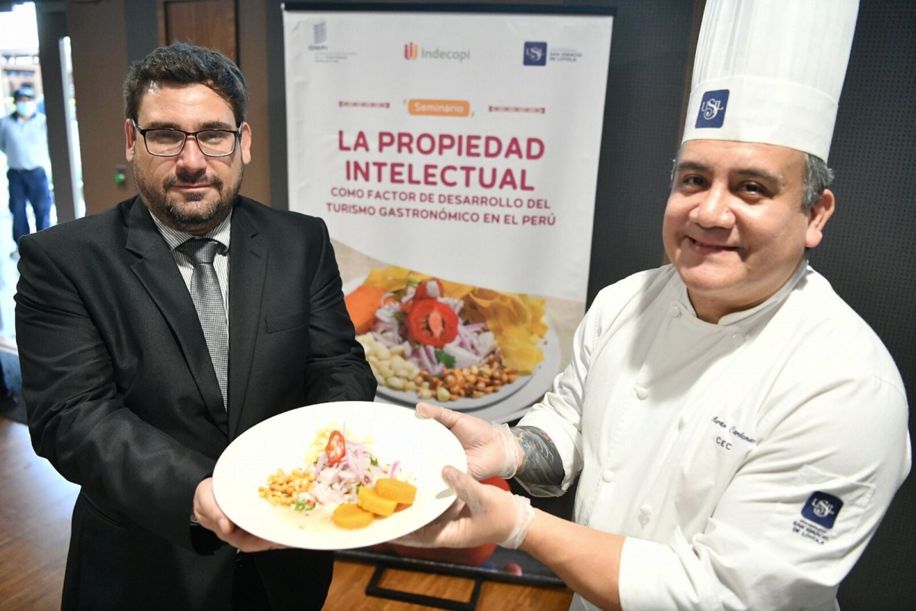 Presidente ejecutivo del Indecopi, Julián Palacín Gutiérrez, anunció que el Perú se alista a proteger la propiedad intelectual de su gastronomía. Foto: Cortesía.