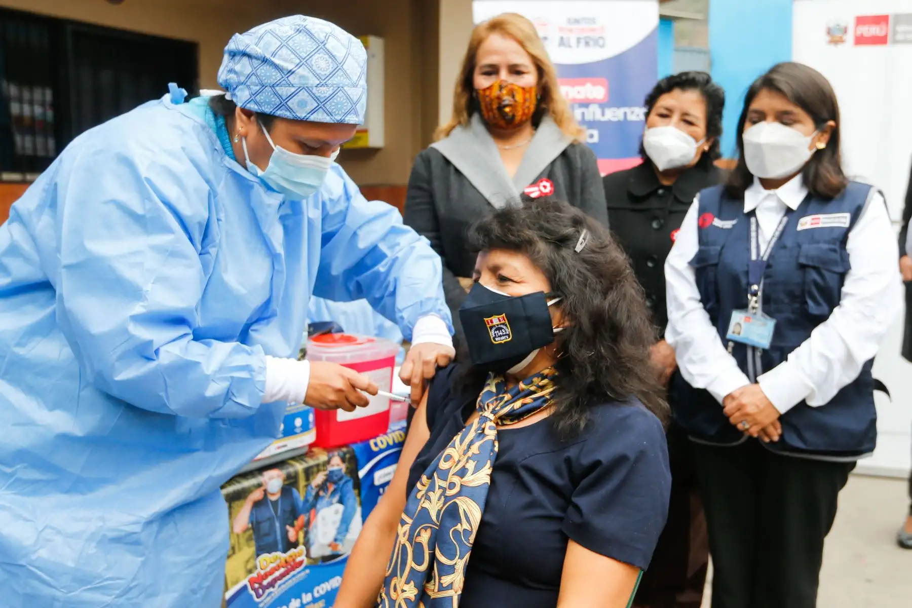 Ministerio de Salud refuerza medidas de prevención contra la covid-19 en colegios.
Foto: Minsa