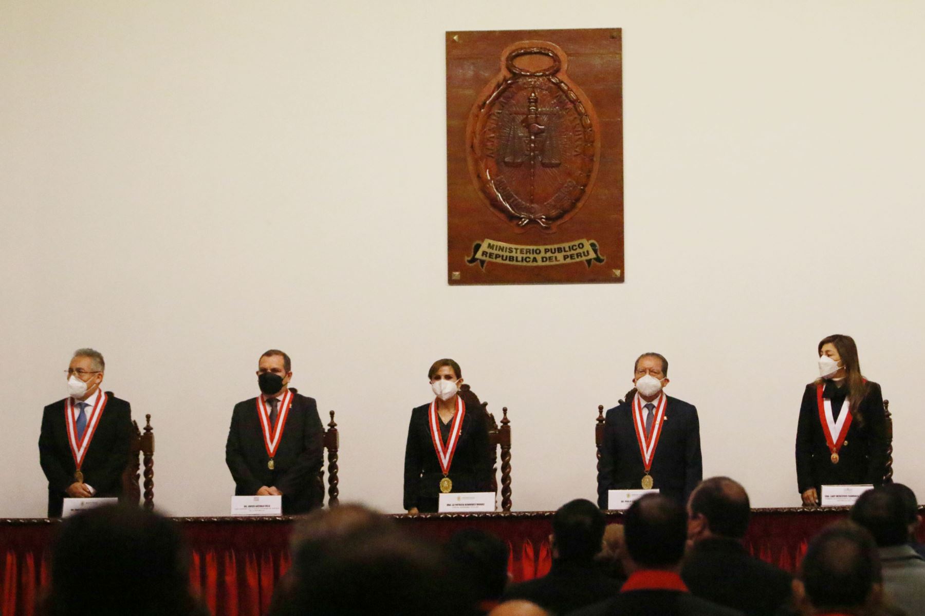 Ceremonia de juramentación de la nueva Fiscal de la Nación, Liz Patricia Benavides Vargas para el periodo 2022- 2025.
Foto: ANDINA/Héctor Vinces