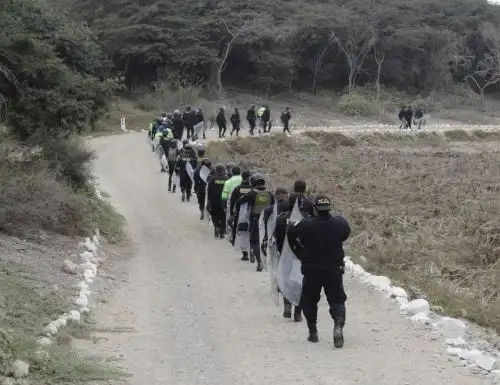 Autoridades recuperan de forma pacífica terreno invadido de zona arqueológica de Caral que se encontraba ocupada desde hace 10 años. ANDINA/Difusión