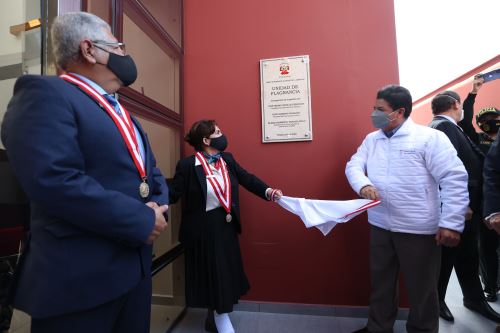 Presidente Pedro Castillo participa en inauguración de Unidad de Flagrancia en Trujillo