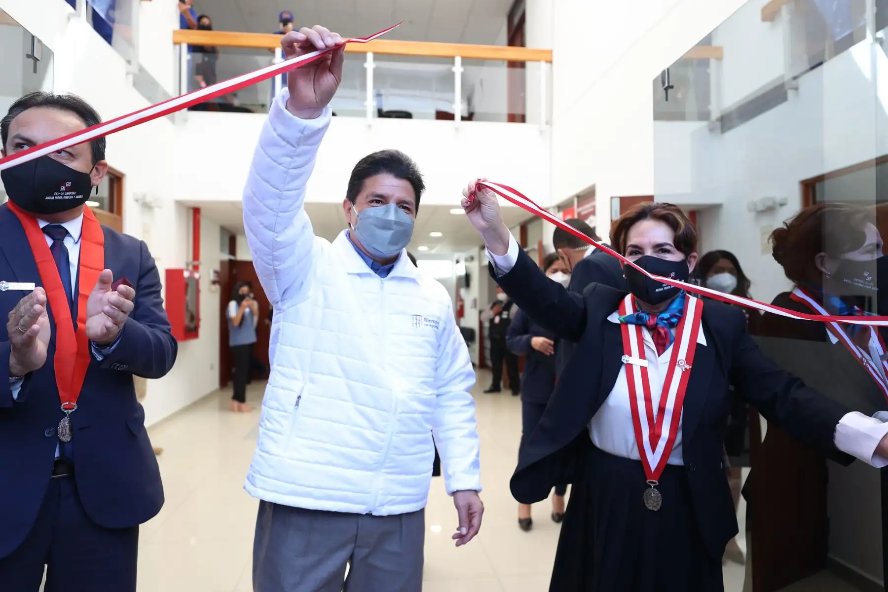 Presidente Pedro Castillo, participa en la inauguración de la Unidad de Flagrancia de Trujillo.
Foto: ANDINA/Prensa Presidencia