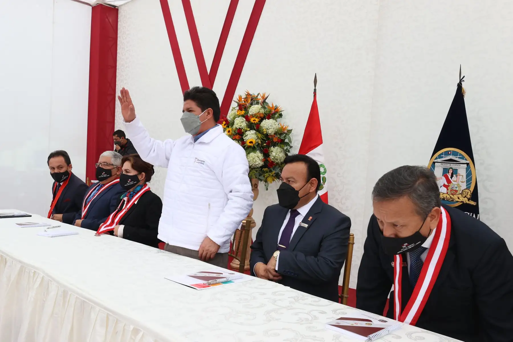 Presidente Pedro Castillo, participa en la inauguración de la Unidad de Flagrancia de Trujillo.
Foto: ANDINA/Prensa Presidencia
