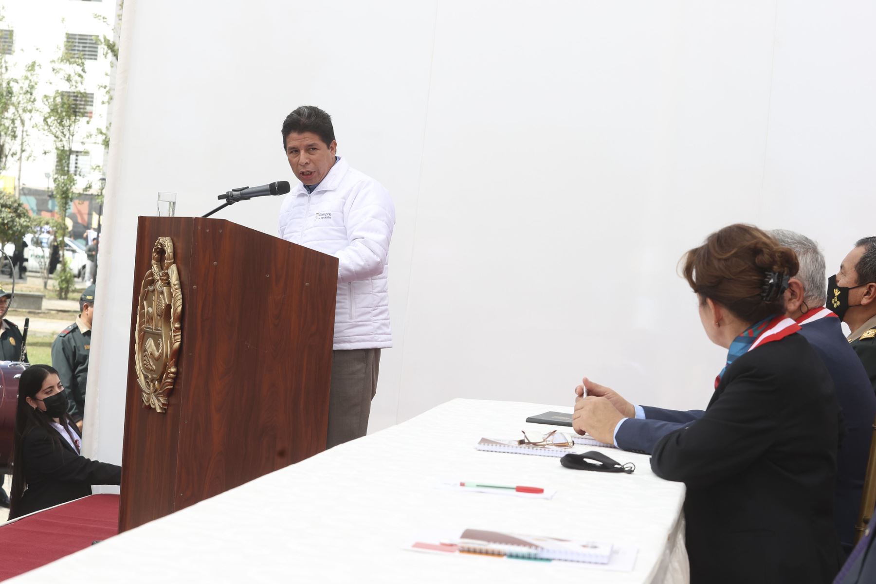 Presidente Pedro Castillo, participa en la inauguración de la Unidad de Flagrancia de Trujillo.
Foto: ANDINA/Prensa Presidencia