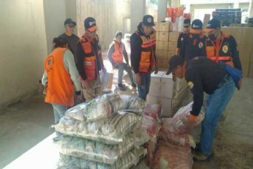 Deslizamiento en Chavín de Huántar: Indeci entregó ayuda humanitaria a los afectados