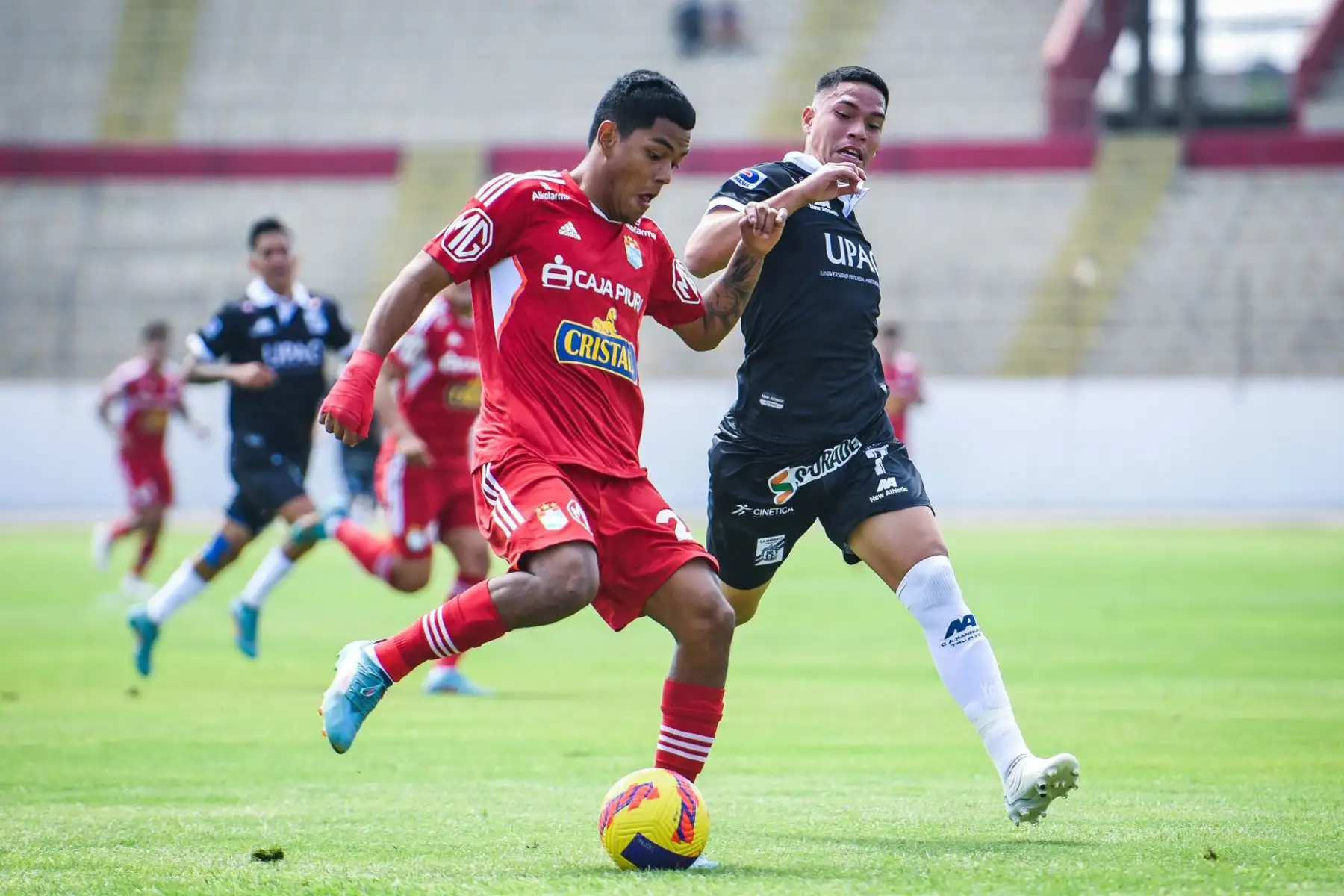 Sporting Cristal se enfrenta al club Carlos  Mannucci en el partido de la jornada 19 del Torneo Apertura de la Liga 1 en el estadio Mansiche.
Foto: @ClubSCristal