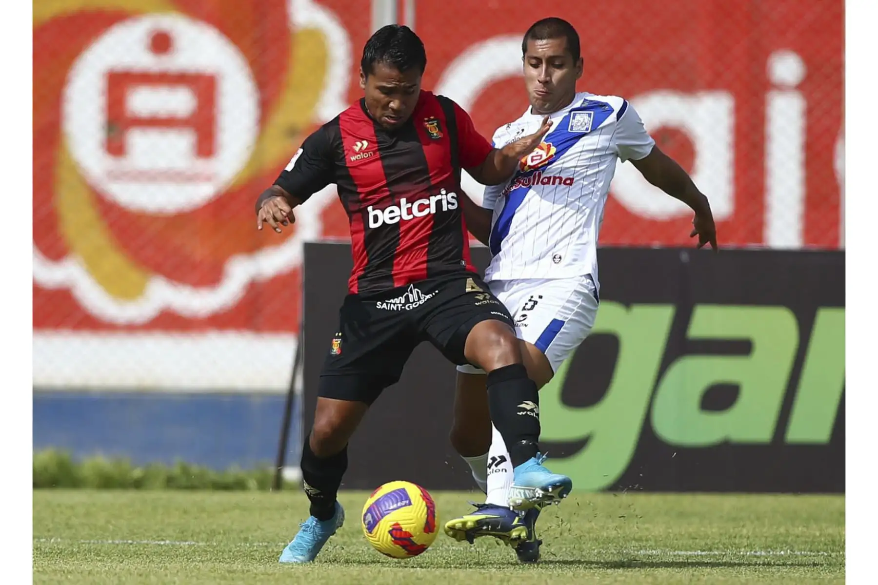 Melgar enfrenta a Alianza Atlético por la fecha 19 del Torneo Apertura en el Estadio Municipal Melanio Coloma Calderón de Sullana. Foto: Liga 1