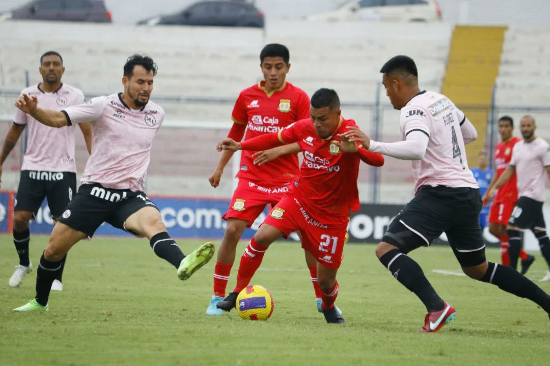 Sport Huancayo enfrenta a Sport Boys por la fecha 19 del Torneo Apertura, en el estadio Miguel Grau del Callao. Foto: Sport Huancayo