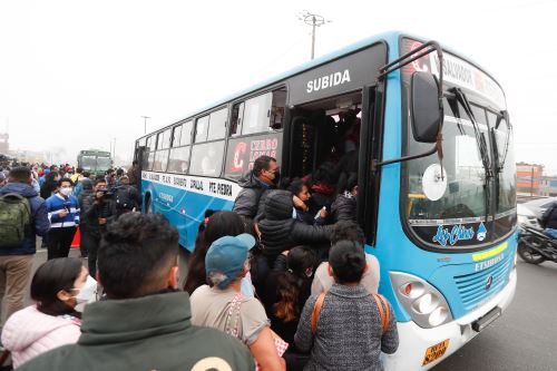 Situación del transporte urbano en Lima tras anuncio de paro de un grupo de transportistas