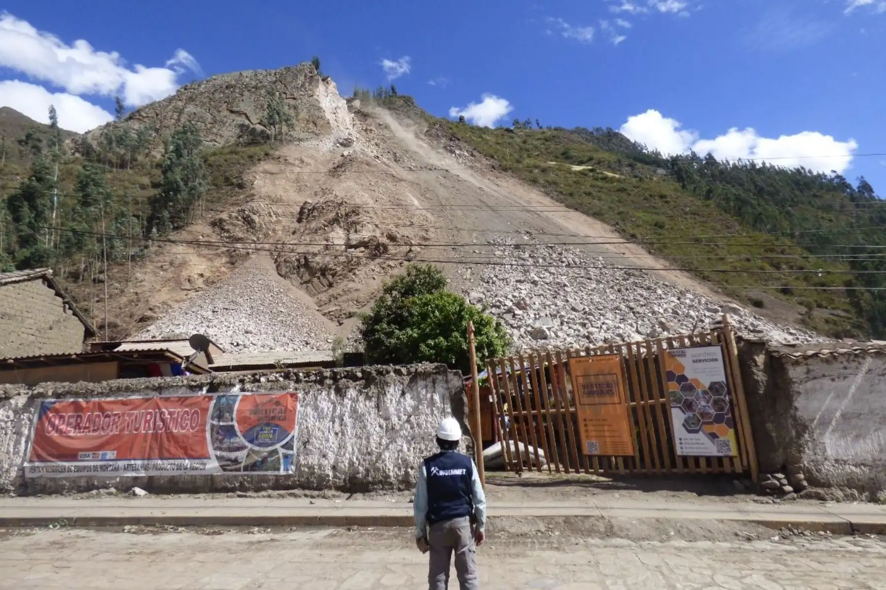 El Ingemmet hizo evaluación geológica en el
sector Cruz de Shallapa del distrito de Chavín de Huántar, provincia de Huari, región Áncash. Foto: Ingemmet