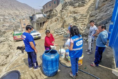 Más de 3 millones de peruanos no tienen acceso a redes de agua potable. Foto: Cortesía.