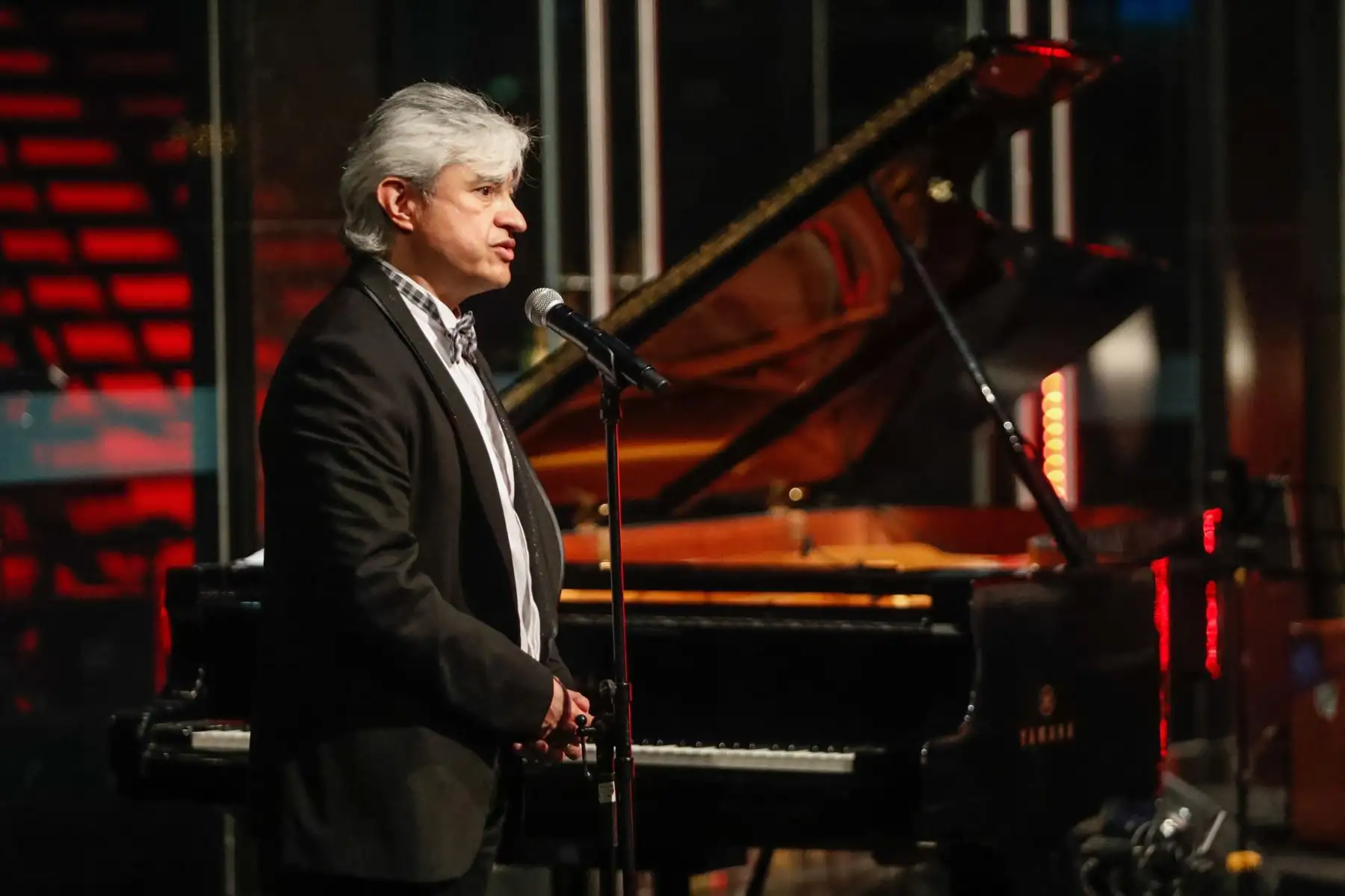 En la presentación, este renombrado artista, condecorado en Ecuador con la orden máxima al Mérito Cultural Doctor Vicente Rocafuerte, propone pintar a través de la música las cuatro regiones de su país con ritmos vernáculos ecuatorianos, fusionados con estilos académicos, globales, jazz y new age.
Foto: ANDINA/Mincul