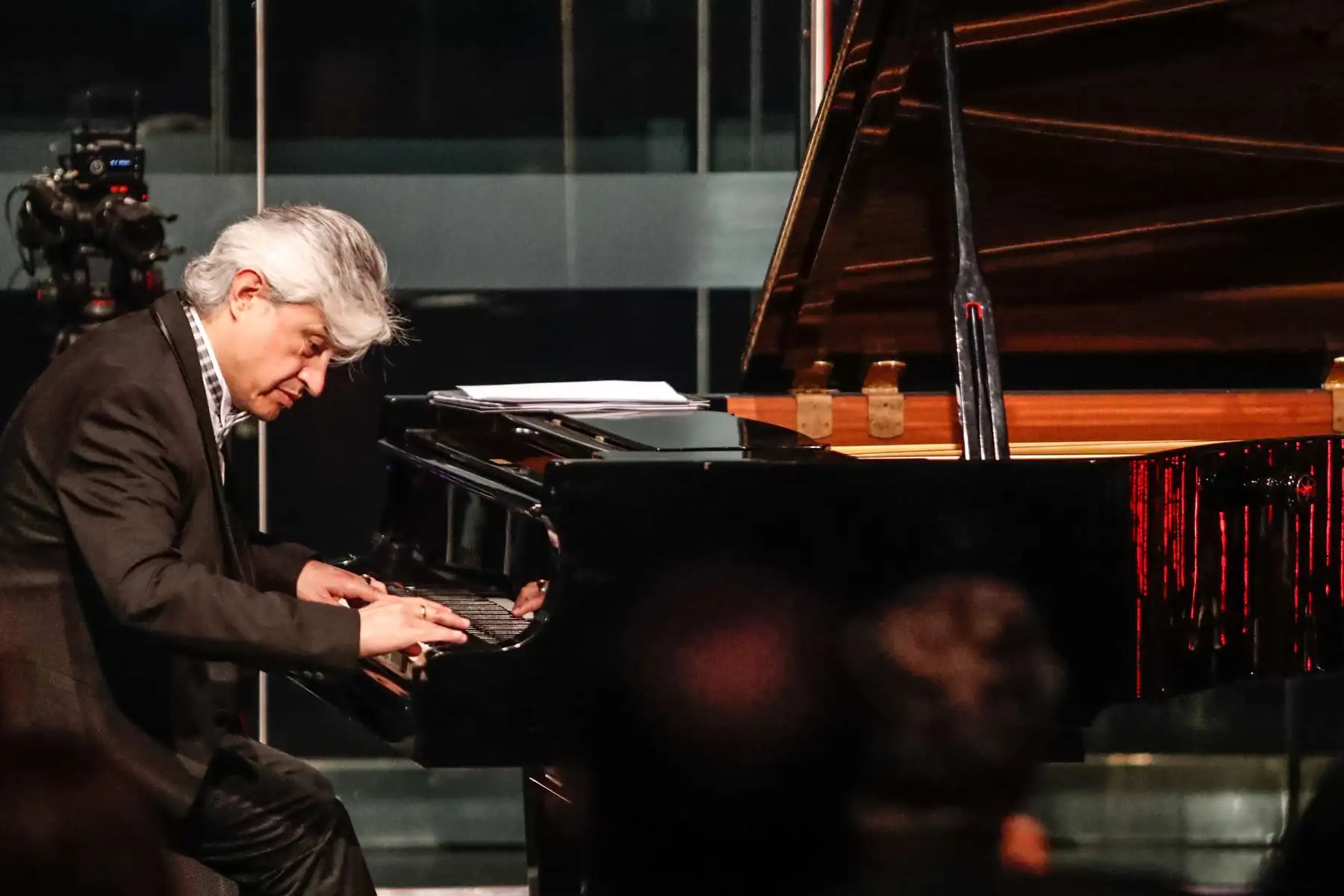 En la presentación, este renombrado artista, condecorado en Ecuador con la orden máxima al Mérito Cultural Doctor Vicente Rocafuerte, propone pintar a través de la música las cuatro regiones de su país con ritmos vernáculos ecuatorianos, fusionados con estilos académicos, globales, jazz y new age.
Foto: ANDINA/Mincul