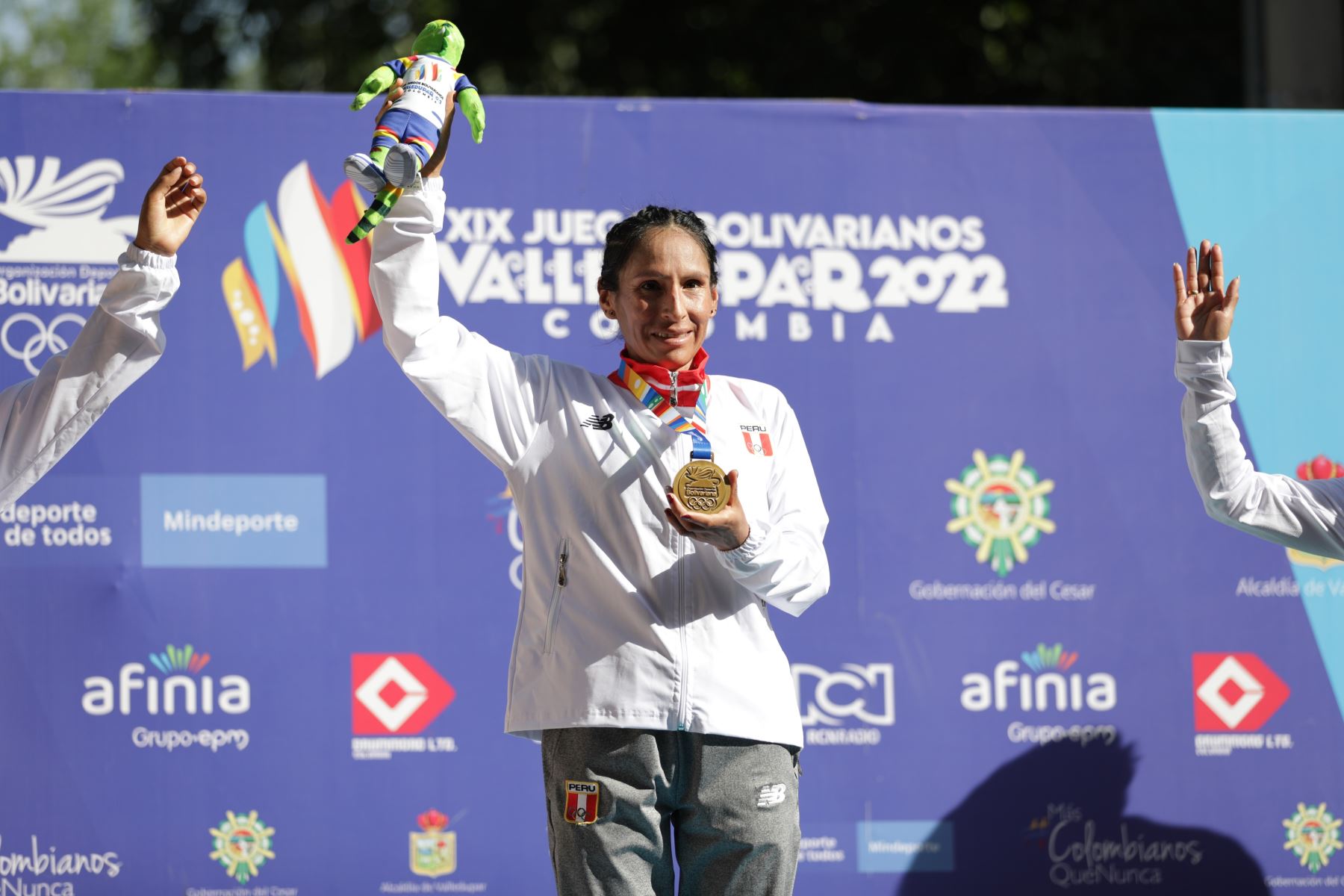Gladys Tejeda subió a lo más alto del podio en los Juegos Valledupar 2022