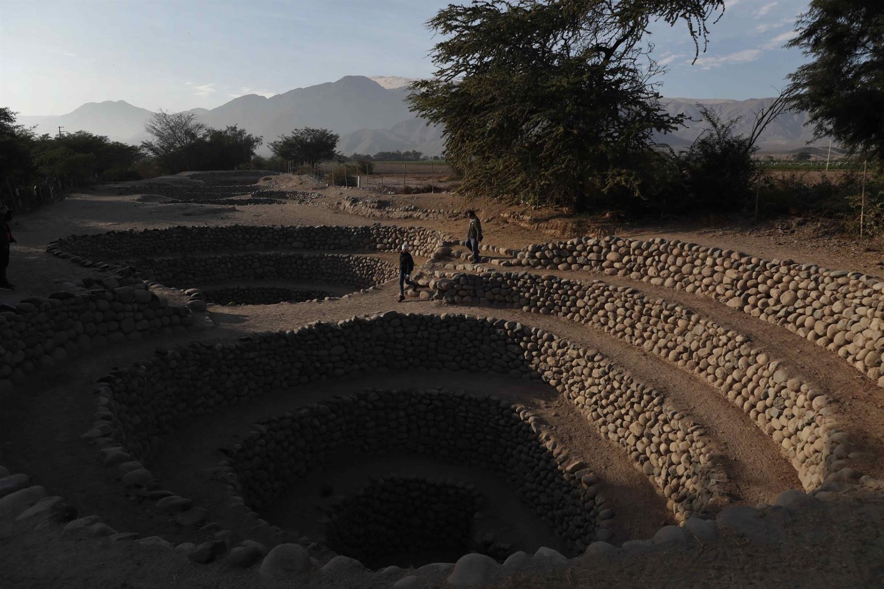 Perú busca en poner el sitio arqueológico acueductos de Cantalloc, ubicado en la provincia iqueña de Nasca. EFE