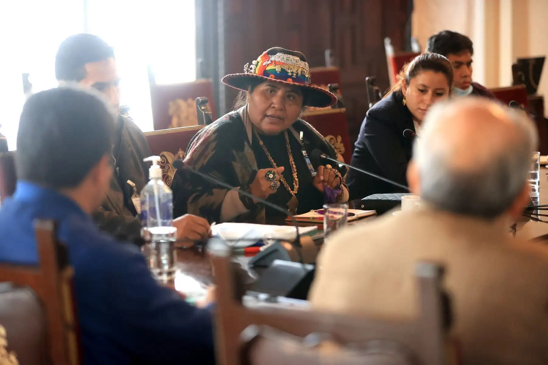 Presidente de la República, Pedro Castillo, sostiene reunión con representantes de la Federación Nacional de Cafetaleros y Agricultores del Perú.
Foto: ANDINA/Prensa Presidencia