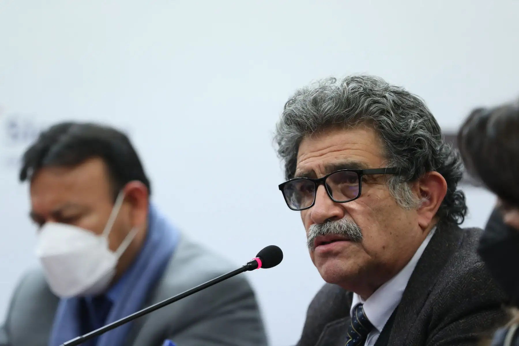 Titular de la PCM, Aníbal Torres y ministros de Estado brindan conferencia de prensa. Participa el ministro de Desarrollo Agrario y Riego, Andrés Alencastre. Foto: ANDINA/PCM